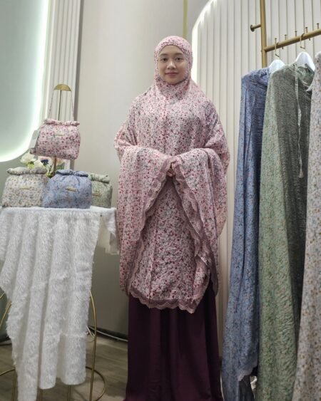 Mukena Silky Blossom Daily Prayer Set Series