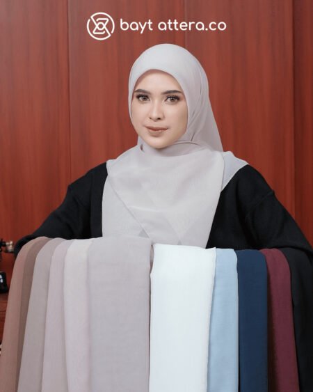 BAYTATTERA - Hijab Segiempat Neema Plain Paris Japan Eyelash