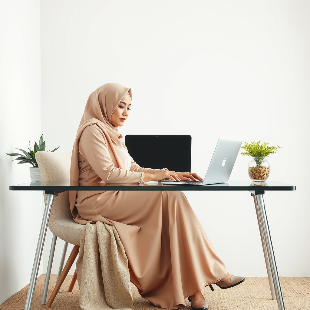 Tips Tampil Rapi dan Nyaman dengan Busana Muslimah Saat Bekerja dari Rumah